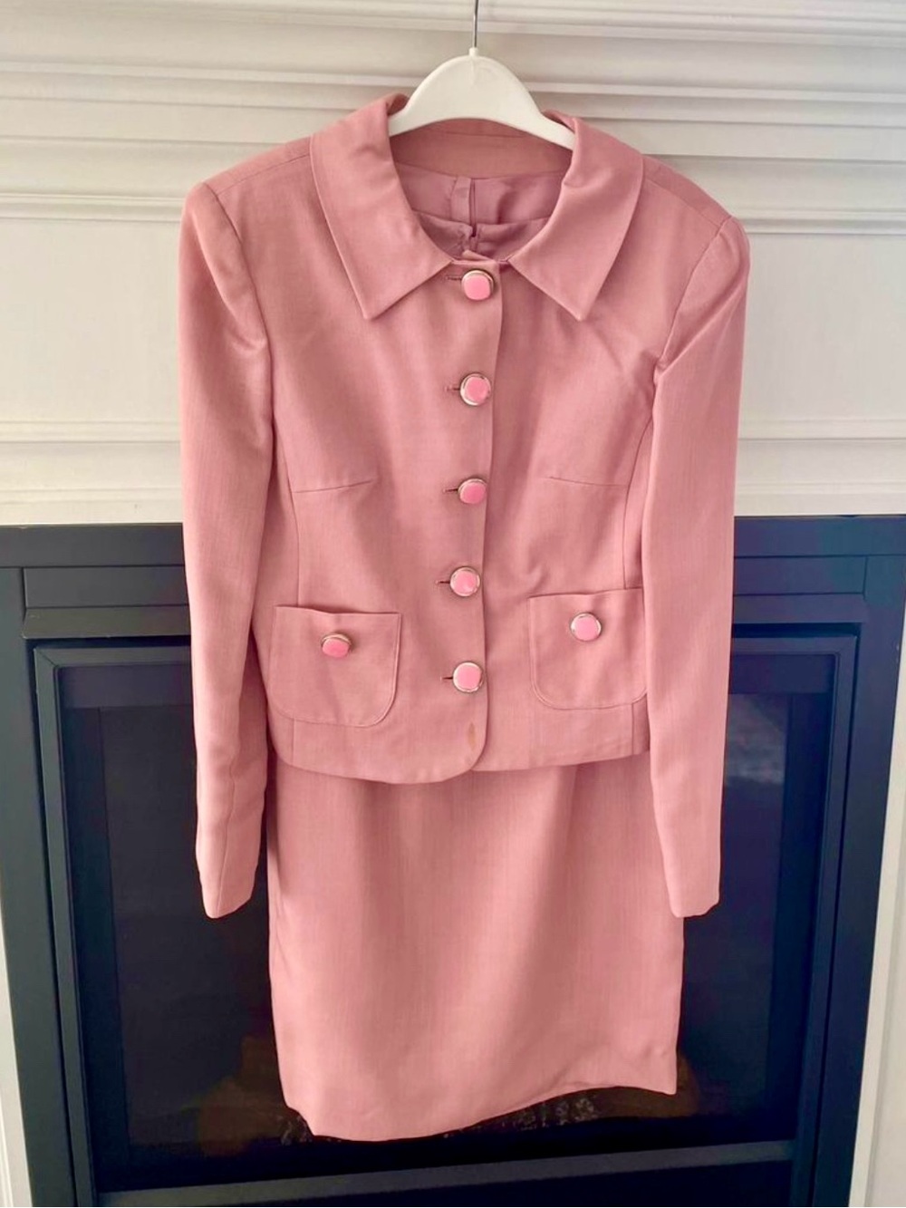Blush Two Piece Dress Suit